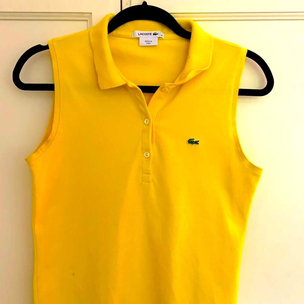 Lacoste Ladies Sleeveless Polo